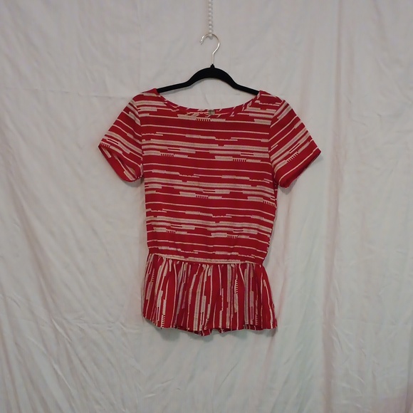 Whisper blouse - Red and White - Size S - Picture 1 of 4